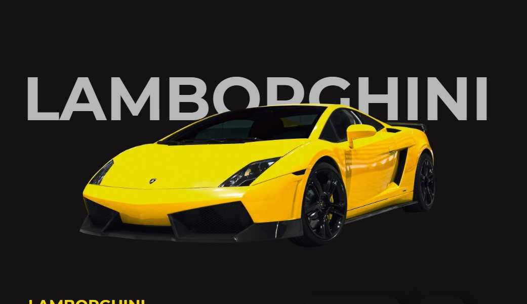 Lamborghini page